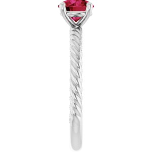 Rope Solitaire Ring
