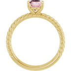 Rope Solitaire Ring