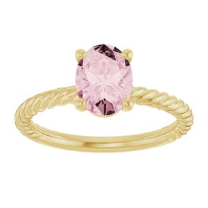 Rope Solitaire Ring