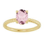 Rope Solitaire Ring