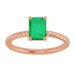 Rope Solitaire Ring
