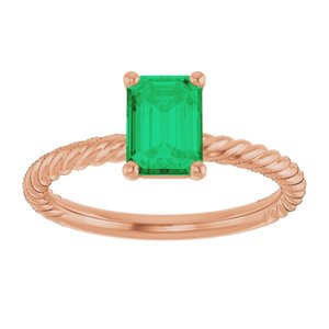 Rope Solitaire Ring