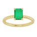Rope Solitaire Ring