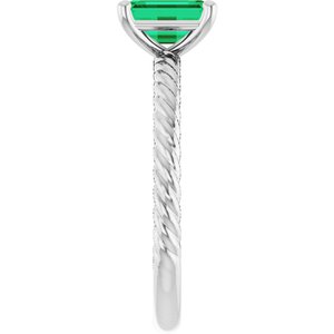 Rope Solitaire Ring