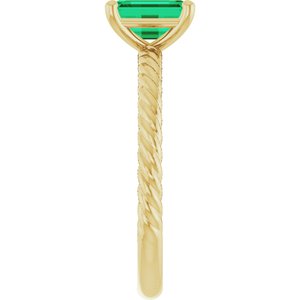 Rope Solitaire Ring