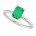 Rope Solitaire Ring