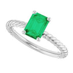 Rope Solitaire Ring