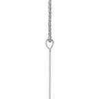 Engravable Geometric Necklace or Pendant
