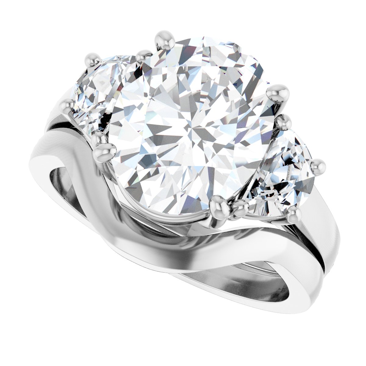 Three-Stone Engagement Ring