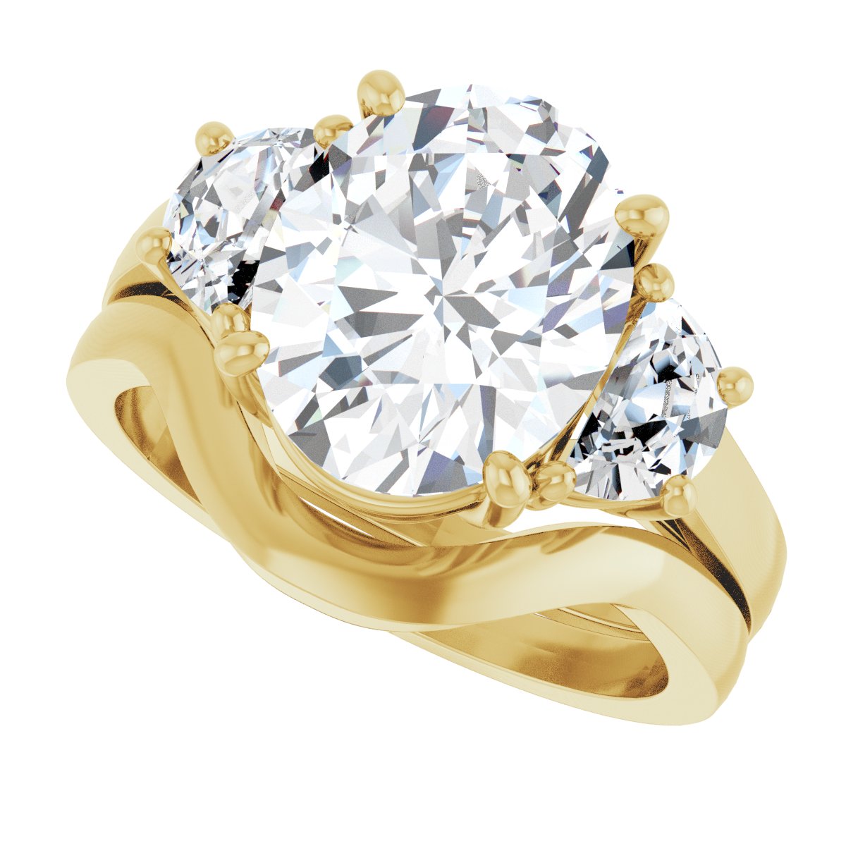 Three-Stone Engagement Ring