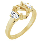 Three-Stone Engagement Ring