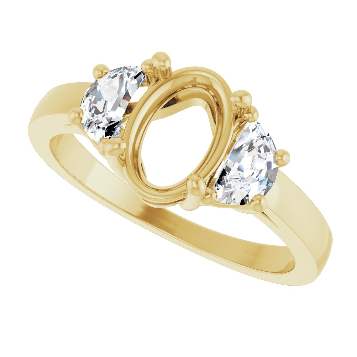 Three-Stone Engagement Ring