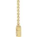Accented Baguette Bar Necklace or Center