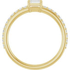 Accented Stackable Ring