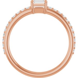 Accented Stackable Ring
