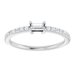 Accented Stackable Ring