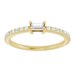Accented Stackable Ring