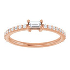 Accented Stackable Ring
