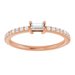 Accented Stackable Ring