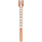 Accented Stackable Ring