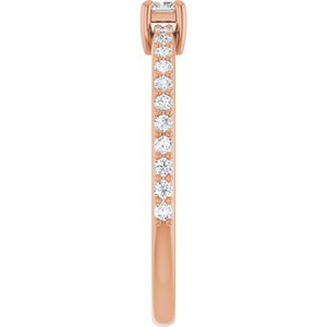Accented Stackable Ring