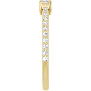 Accented Stackable Ring