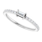Accented Stackable Ring