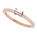 Accented Stackable Ring