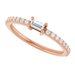 Accented Stackable Ring