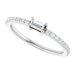 Accented Stackable Ring