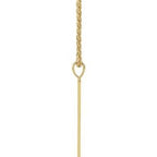 Engravable Geometric Necklace or Pendant