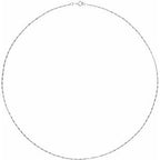 1.15 mm Hollow Diamond-Cut Bead Chain