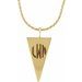 Engravable Geometric Necklace or Pendant