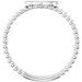 Be Posh® Engravable Beaded Signet Ring