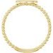 Be Posh® Engravable Beaded Signet Ring