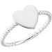 Be Posh® Engravable Beaded Signet Ring