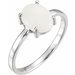 Cabochon Solitaire Ring