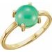 Cabochon Solitaire Ring