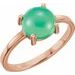 Cabochon Solitaire Ring