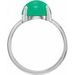 Cabochon Solitaire Ring