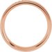 Milgrain Twisted Comfort-Fit Half Round Band