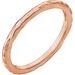 Hammered Stackable Ring