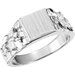 Square Nugget Signet Ring