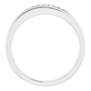 Accented Stepped-Edge Tapered Band