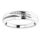 Accented Stepped-Edge Tapered Band