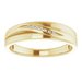 Accented Stepped-Edge Tapered Band