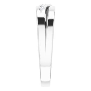 Accented Stepped-Edge Tapered Band