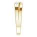 Accented Stepped-Edge Tapered Band