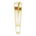 Accented Stepped-Edge Tapered Band