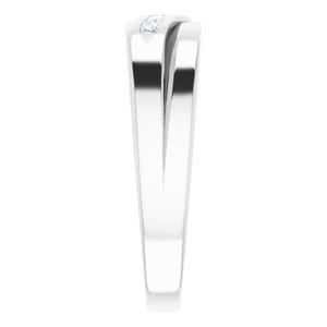 Accented Stepped-Edge Tapered Band